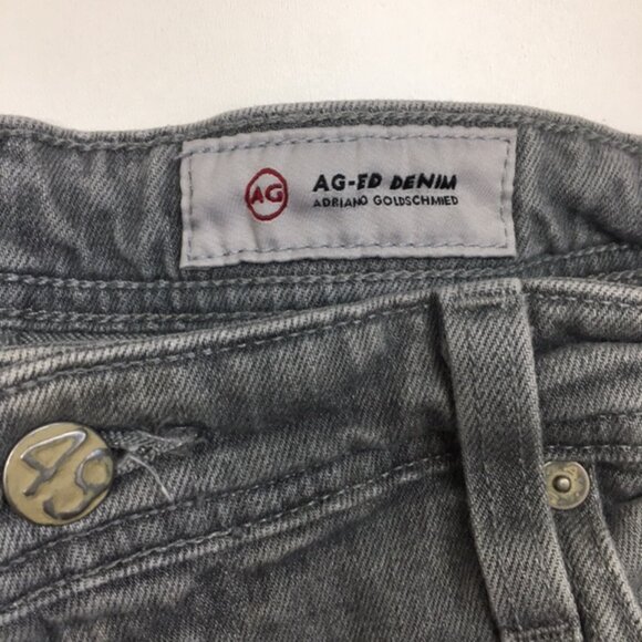 AG ADRIANO GOLDSCHMIED Gray The Tellis Modern Slim Italian Denim Jeans - Picture 2 of 15